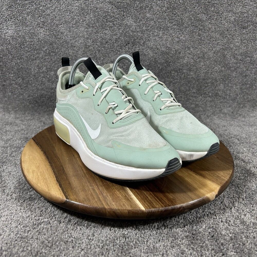 Nike Air Max Dia CI3898-300 Women’s Sz 9 Green White Athletic Running Shoes Used - Picture 2 of 11